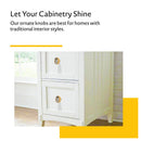 Mascot Hardware 1-3/5 in. Leatherite Drawer Cabinet Knob