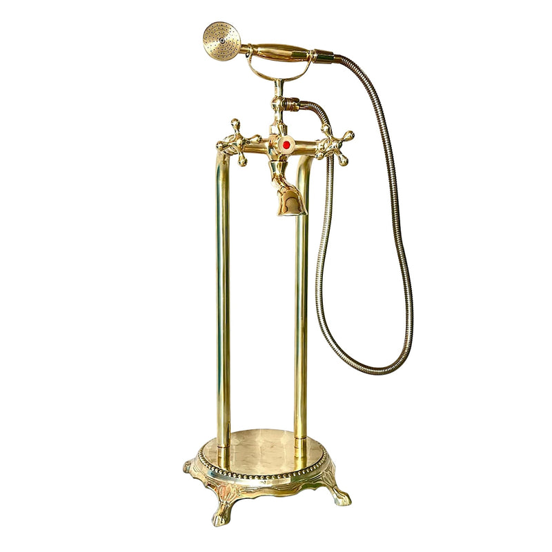 Solid Brass Freestanding Tub Filler Bathtub Faucet