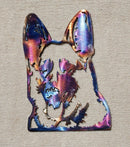 German Shepherd Face Metal Art