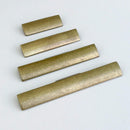 Rectangular "Dara" Aged Brass Drawer Pulls - Cabinet Handles
