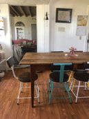 FREE SHIPPING - Wood Bar Stool, Patio Stool, Wood Chair With Back, Sleek Bar Stool, Comfy Stools, Restaurant Bar Stools, Garden Seat