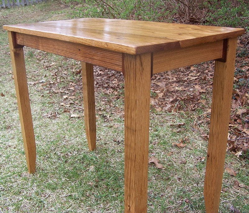 Barnwood Furniture, Writing Desk, Computer Desk, Antique Desk, Classroom Furniture, Chestnut Laptop Desk, Side Table, End Table, Cabin Decor