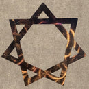 Heptagram Metal Art Sculpture, 7" - 36"