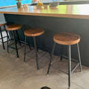 Counter Stools, Basic Brew, Industrial Bar Stools Counter Height, Rustic Wood Bar Stool, Extra Tall Bar Stools, Backless Bar Stools, Danish