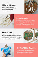Unfinished Wood Ukraine Shape - Country - Craft - up to 46"  DIY