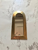 Set of  6 Wall Decorative Mirror -  Unlacquered brass Mirror