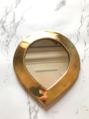 Set of  6 Wall Decorative Mirror -  Unlacquered brass Mirror