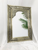 Large Arched Mirror - Silver Mirrors
