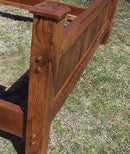 Shenandoah Sunset Handmade Solid Reclaimed Wood King Bed Frame, Queen Bed Frame, Custom Reclaimed Wood Bed Frame