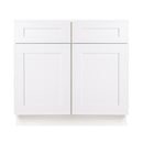 30 Inch White Shaker Single Sink Bathroom Vanity