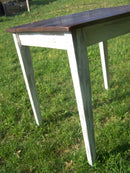 Farmhouse Table, Farm Table, Dining Room Table, Painted Furniture, Kitchen Table, Living Room Table, Wormy Chestnut Farm Table, Rustic Table