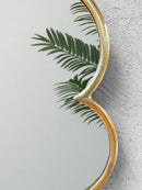 Flower Brass Wall Mirror - Moroccan Handmade Mirror