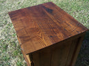 FREE SHIPPING - Nightstand With Drawers, Rustic Nightstand, Oak Nightstand, Solid Wood Nightstand With Drawers, Wooden Nightstand, Vintage
