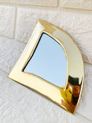 Handmade Set of 12 Moroccan Mirrors - Gold Brass Decorative Wall Mirrors