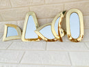 Handmade Set of 12 Moroccan Mirrors - Gold Brass Decorative Wall Mirrors