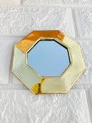 Set of 12 - 6 Small Brass Mirror - Small Decorative Wall Mirrors