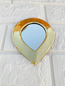 Set of 12 - 6 Small Brass Mirror - Small Decorative Wall Mirrors