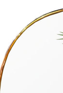 irregular Brass Mirror - Handmade Bathroom Wall Mirror