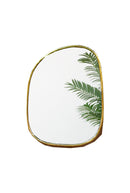 irregular Brass Mirror - Handmade Bathroom Wall Mirror