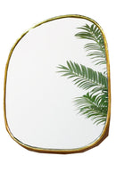 irregular Brass Mirror - Handmade Bathroom Wall Mirror