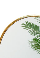 Brass Teardrop Mirror - Handmade Wall Mirror