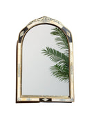 Moroccan Vintage Arch Bone Inlay Mirror