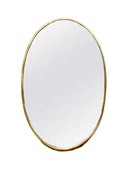 Brass Oval Mirror - Handmade Antique Bathroom Mirror