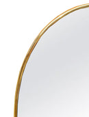 Brass Oval Wall Mirror -  Unlacquered Brass Bathroom Mirror
