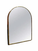 Black Brass Arch Mirror - Handmade Customized mirror