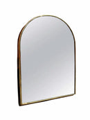 Unlacquered Brass Arch Mirror - Customized Brass Mirror
