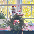 Small Mini Cedar Christmas Wreath