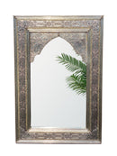 Moroccan Handmade Silver Wall Mirror