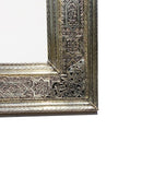 Moroccan Handmade Silver Wall Mirror