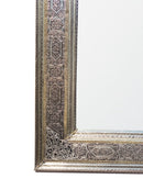 Moroccan Handmade Silver Wall Mirror