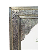 Moroccan Handmade Silver Wall Mirror