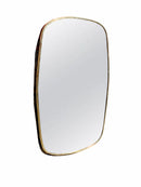 Oblong Brass Mirror - Unlacquered Brass Frame Mirror