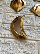 Wall Decorative Mirrors - Brass Small Wall Mirrors