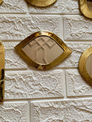 Small Decorative Mirrors - Small Unlacquered Brass Mirror