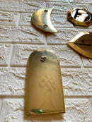 Small Decorative Mirrors - Gold Small Unlacquered Brass Mirror