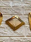 Small Unlacquered Brass Mirror - Small Decorative Wall Mirrors