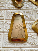 Small Unlacquered Brass Mirror - Small Decorative Wall Mirrors