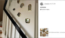 Set of 6 Wall Decorative Mirrors - Brass Small Wall Mirrors