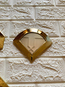 Small Decorative Mirrors - Small Unlacquered Brass Mirror
