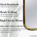 Gold Brass Wall Mirror