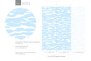 Abstract Wallpaper with Painterly Brush Strokes in Light Blue - X073
