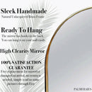 Brass Rectangle Mirror - Unlacquered Brass Mirror