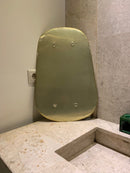 Gold Mirror, Brass Mirror, Handmade Mirror, Bathroom Mirror, Golden wall Mirror