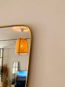 Gold Wall Brass Mirror - Triangle Mirror