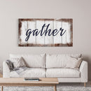 Gather Canvas Sign, Gather Wood Sign, Dining Room Sign, Large Gather Sign, Fall Sign, Gather, Canvas And Wood Signs, Wooden Signs
