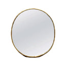 Handmade Silver Brass Oval Mirror